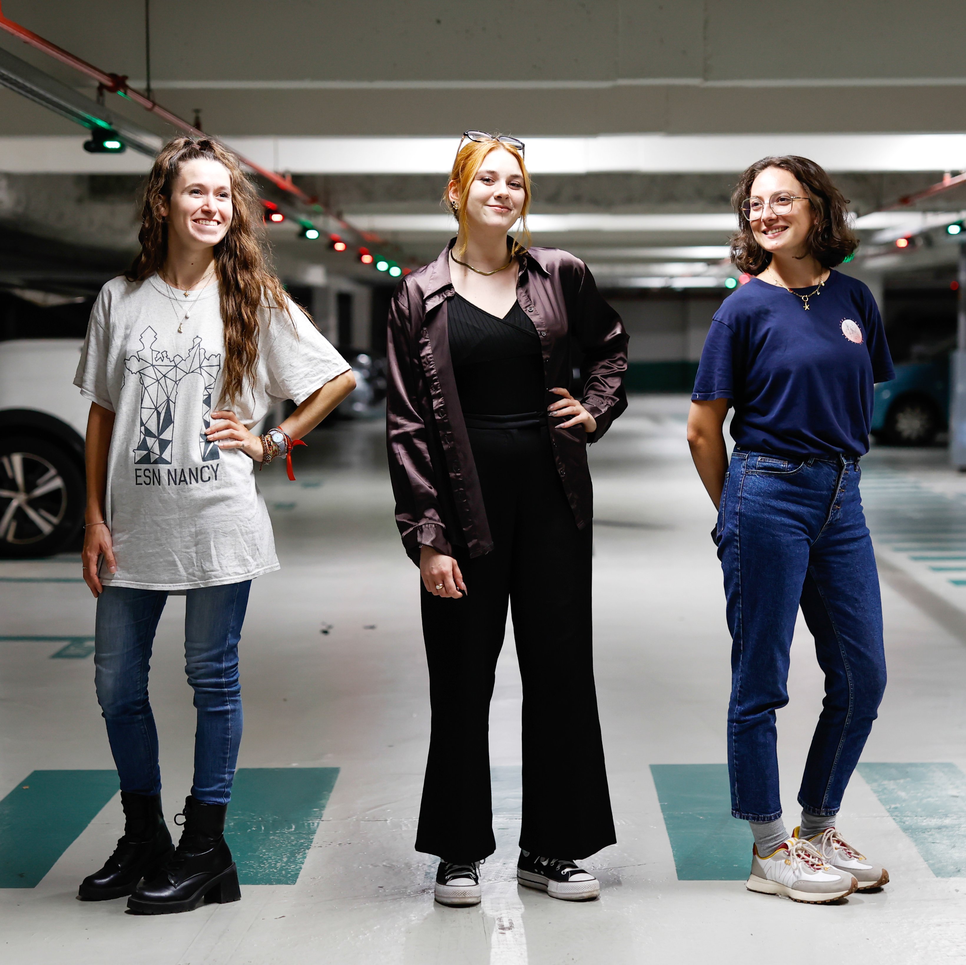 Célia Paparusso-Gonzalez , Lisa Greff et Chloé Vilcot