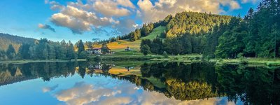 Le lac de Lispach à la Bresse, Vosges