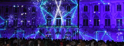 Le mapping La Belle Saison sur la place Stanislas