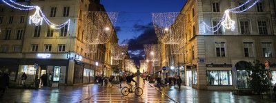 Illuminations rue Saint-Jean à Nancy